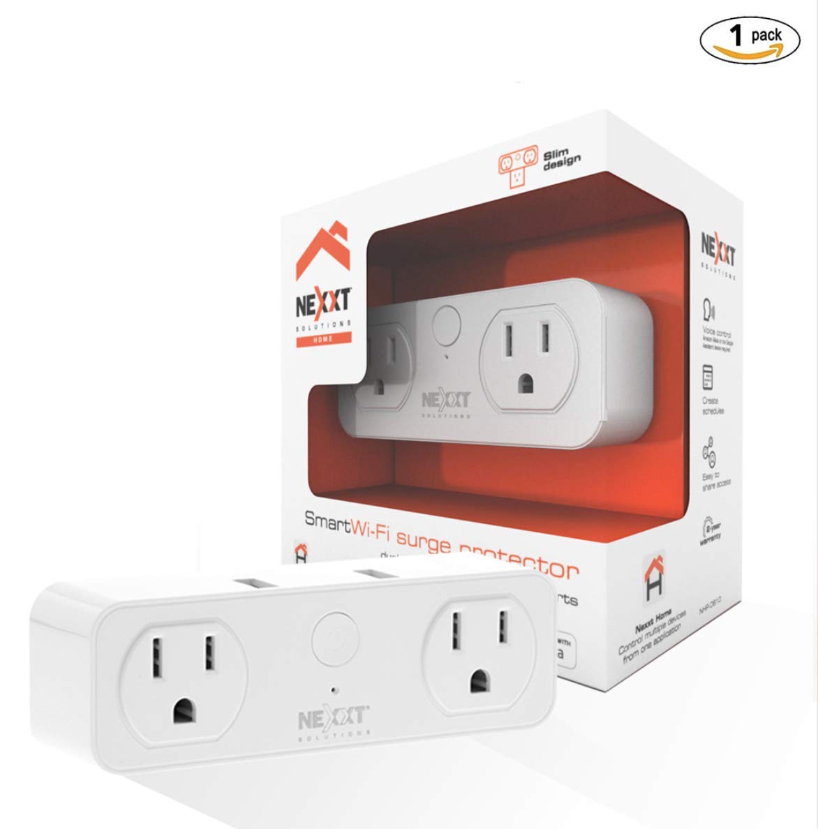 Enchufe inteligente Wi-Fi / 110V / Con puertos USB para carga - Enchufe inteligente Wi-Fi / 110V / Con puertos USB para carga -